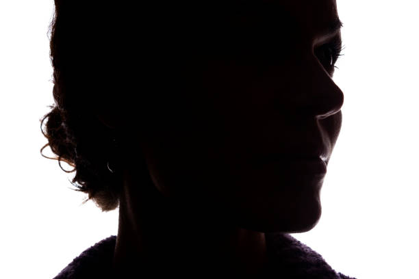 istock Young woman look ahead, abstraction, concept - silhouette 1196033072