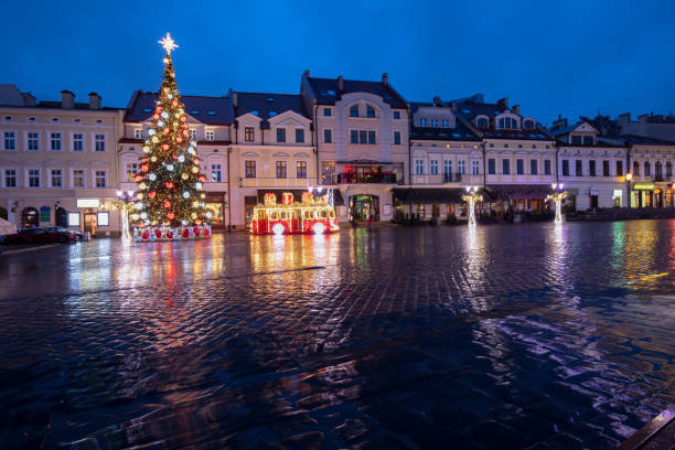 istock Rainy Christmas in Rzeszow 1196040247