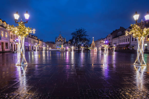 istock Rainy Christmas in Rzeszow 1196040290
