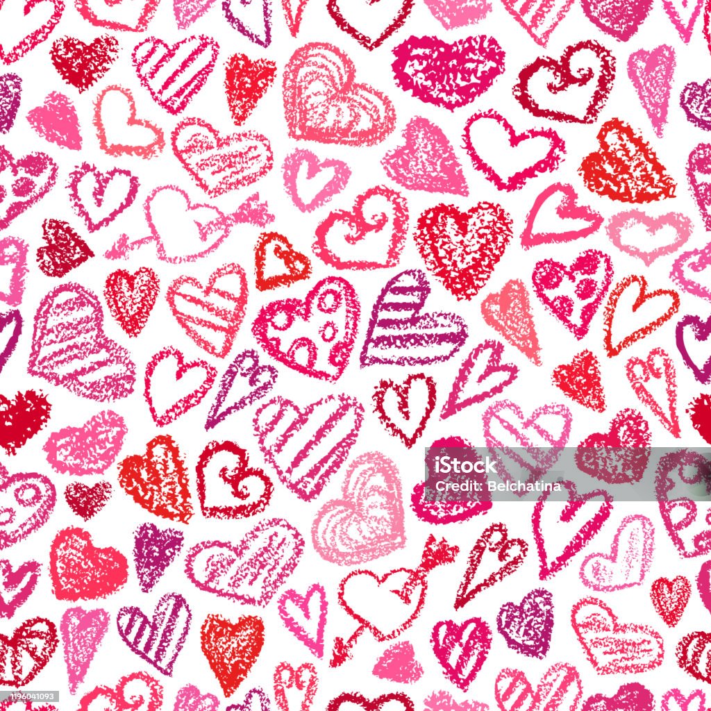 Mô Hình Trái Tim Ngày Valentine Phong Cách Bút Chì Màu Thu Hút ...