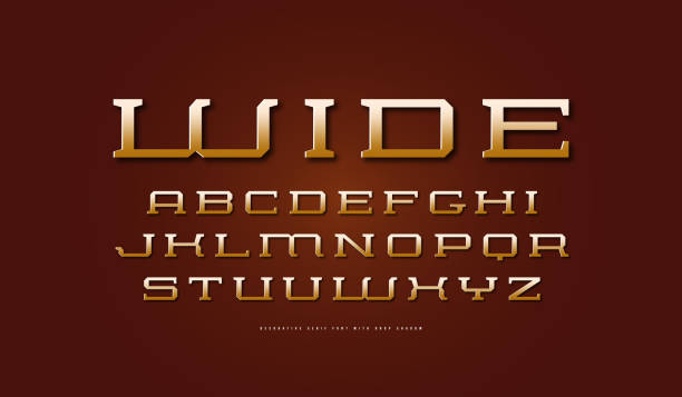 Expanded Letters 90+ Expanded Font Stock Photos, Pictures & Royalty-Free Images - iStock