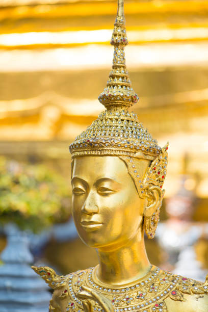 istock A Golden Kinnari statue in Wat Phra Kaeo 1196045351