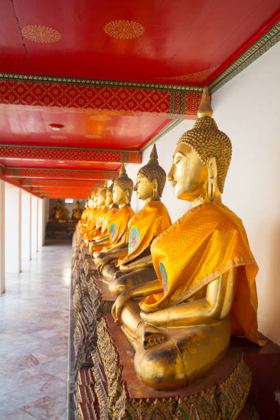 istock Gold Buddha in Wat  Phra Chettuphon Wimon Mangkhalaram (Wat pho) 1196048824