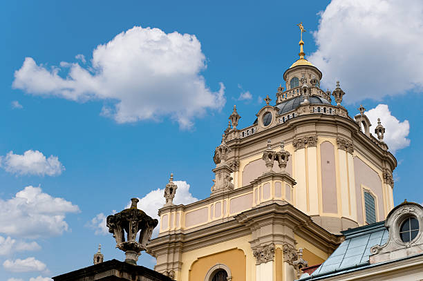 istock The exterrier of ancient church 119604908