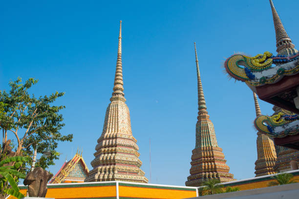 istock Old pagoda in Wat  Phra Chettuphon Wimon Mangkhalaram (Wat pho) 1196049546
