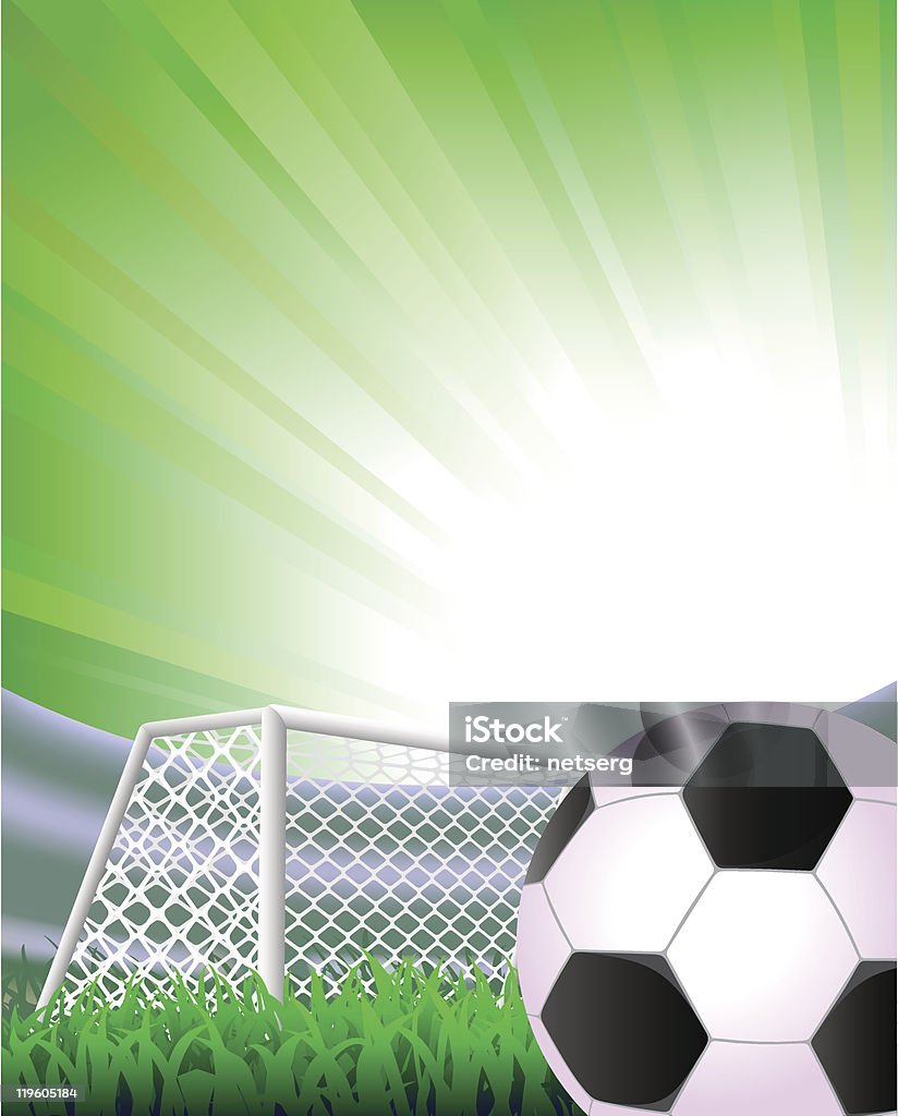 Goal Color Background Soccer Background With Goal Stock Illustration - Download Image Now ...