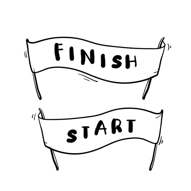 2,000+ Start Finish Line Stock Illustrations, Royalty-Free Vector