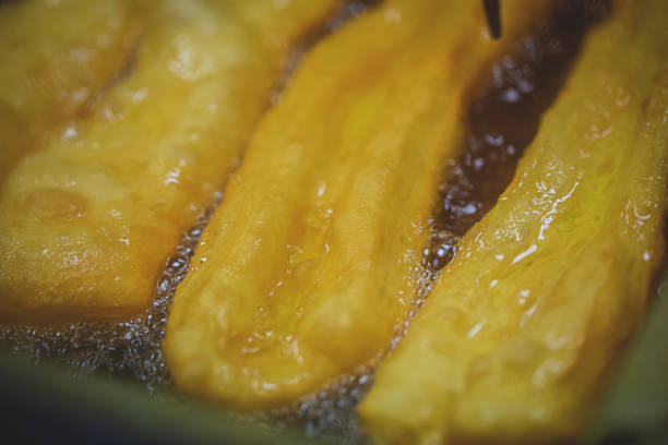 Youtiao Fried In Frying Pan