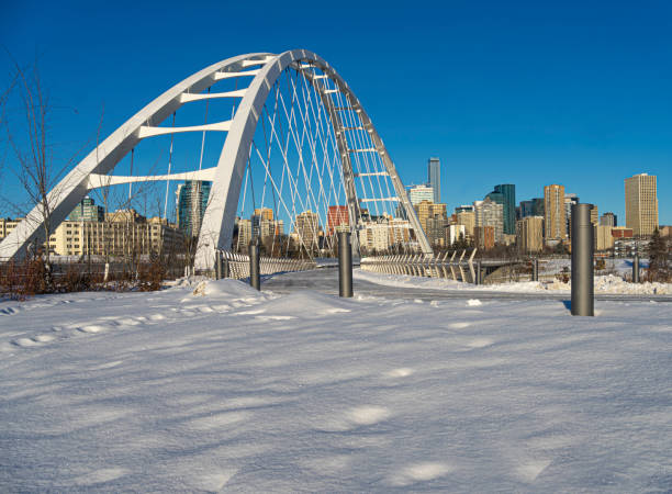 istock Panoramic view of downtown and the Walterdale Bridge in Edmonton, Alberta, Canada. 1196054821
