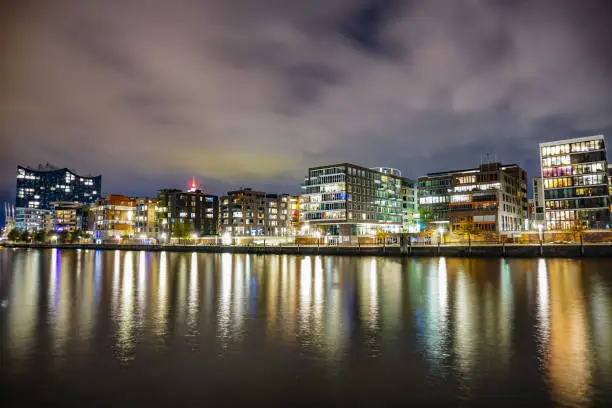 Hamburg Hafencity City Silhouette