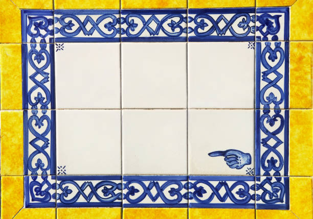 istock yellow and blue portuguese tiles 1196077985
