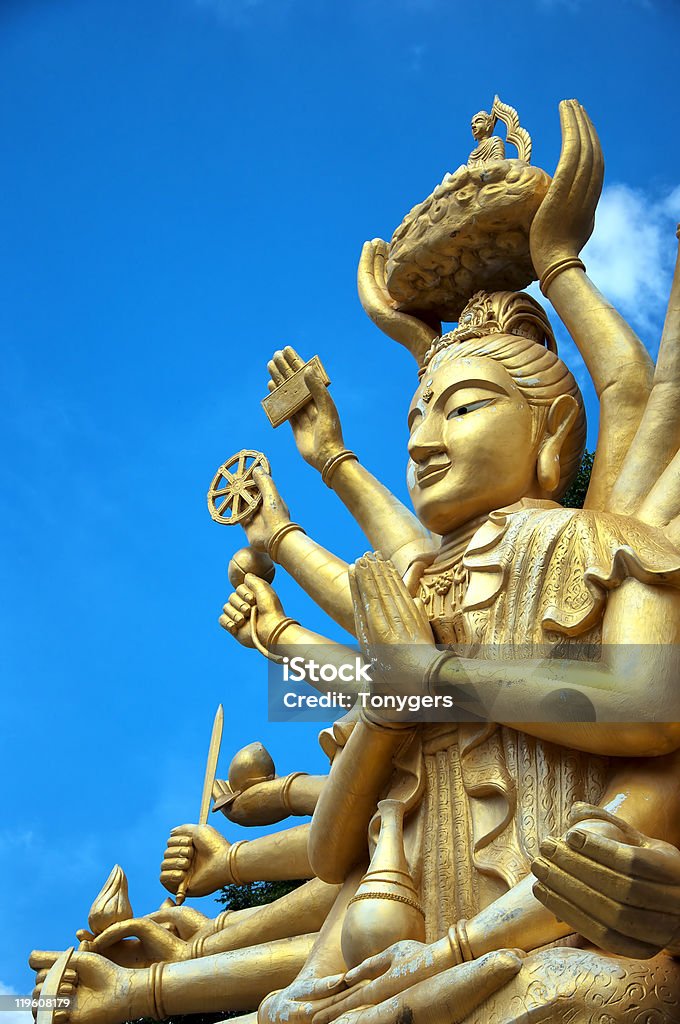 Мульти вооруженные Будда - Стоковые фото Азия роялти-фри