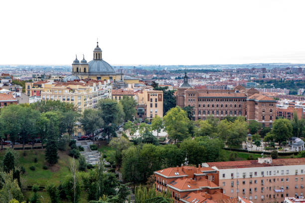 istock Aerial view of Madrid 1196085939