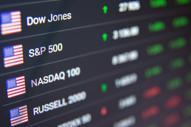 istock Stock market chart background 1196086989