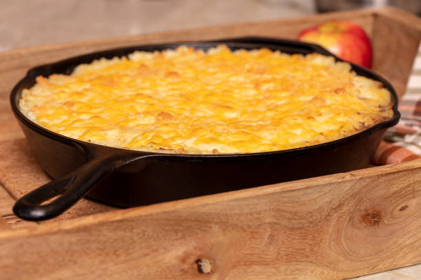 istock Shepherds Pie made in a cast iron skillet 1196093770