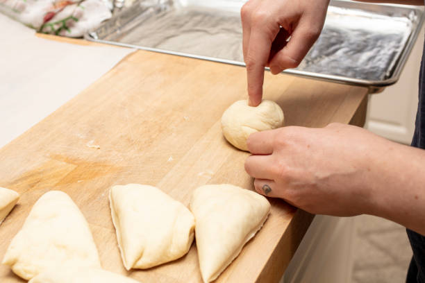 istock Process of making homemade bagels by hand 1196093803