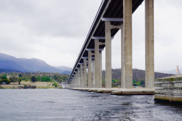 istock Tasman Bridge in Hobart Tasmania 1196099846