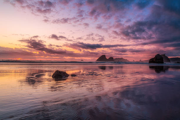 istock Sunset at a Beautiful Northern California Beach 1196103663