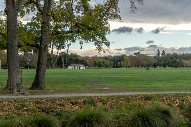 istock The park in cloudy day 1196108232