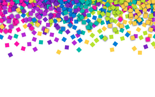 stockillustraties, clipart, cartoons en iconen met viering partij confetti achtergrond - politieke partij