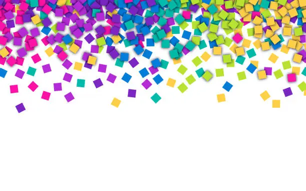 Vector illustration of Celebration Party Confetti Background