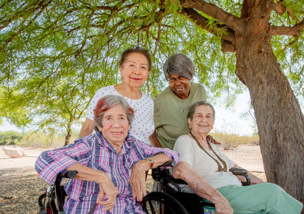 istock Diverse Senior Ladies Outdoors 1196120059