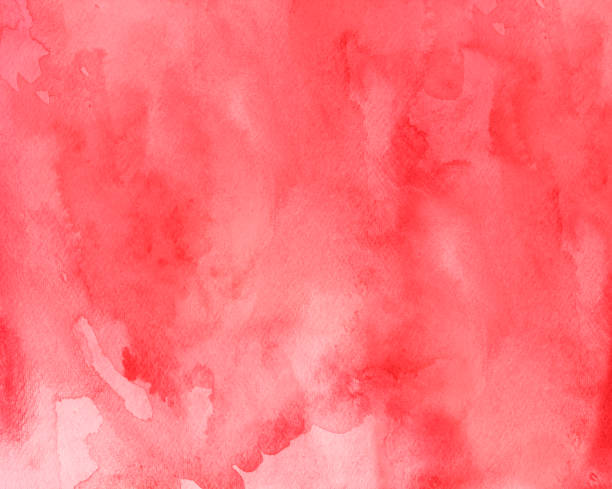istock Red watercolor background 1196129164