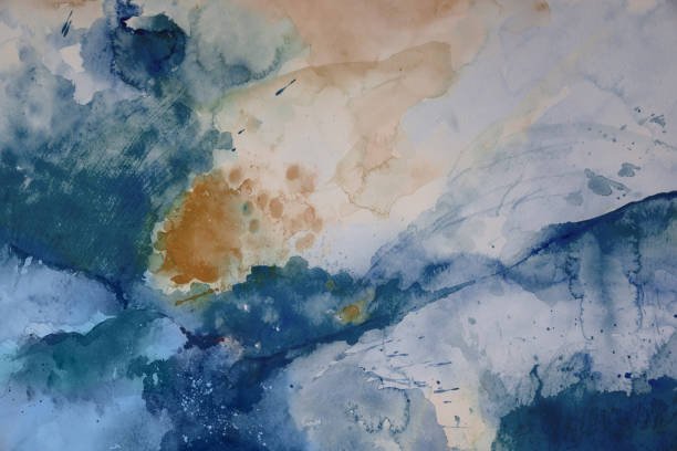 istock Abstract watercolor background- nature 1196129201