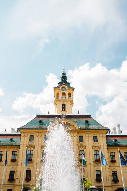 istock Szeged City Hall in Hungary 1196144095