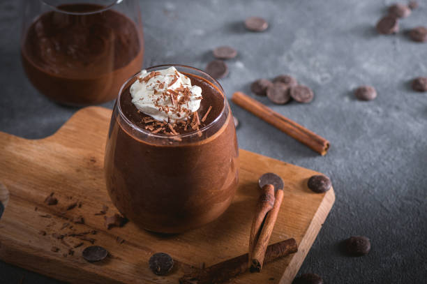 istock Homemade Dark Chocolate Mousse 1196153046