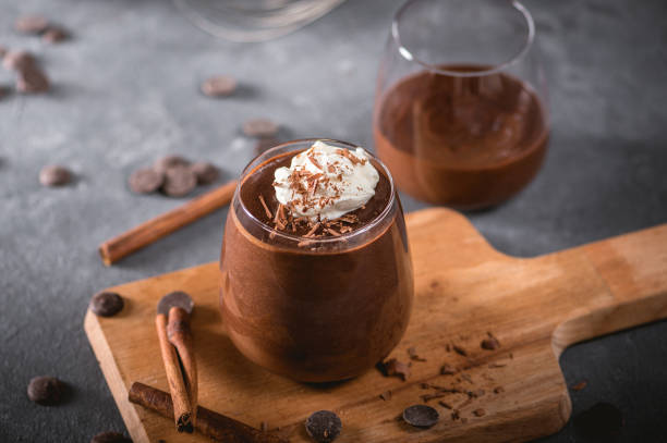istock Homemade Dark Chocolate Mousse 1196153047