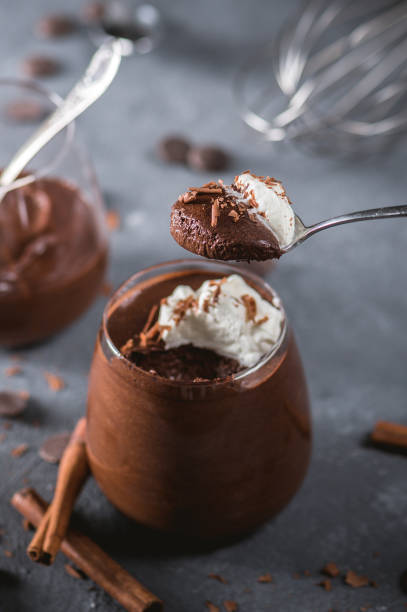 istock Homemade Dark Chocolate Mousse 1196153048