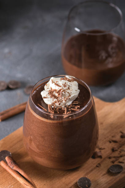istock Homemade Dark Chocolate Mousse 1196153058