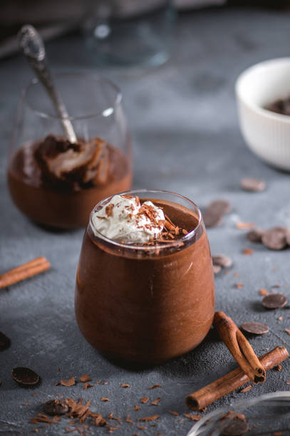 istock Homemade Dark Chocolate Mousse 1196153060