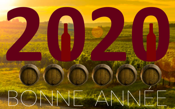 istock Happy New Year 2020 wine Background for your Christmas 1196154457