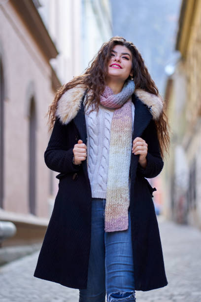 istock Fashionable young urban lady 1196163250