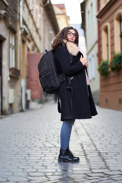 istock Tourist in an old town 1196163584