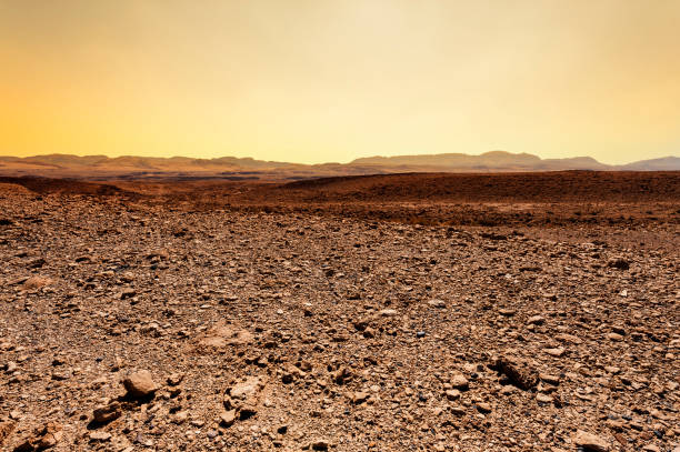 istock Fantastic sunrise in the desert. 1196167750