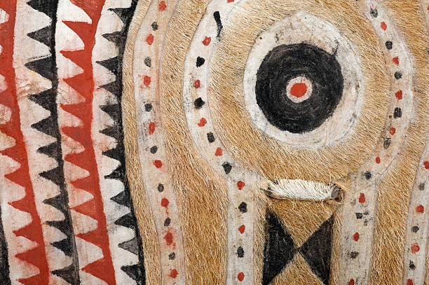 istock African Tribal Warrior Shield 119616834