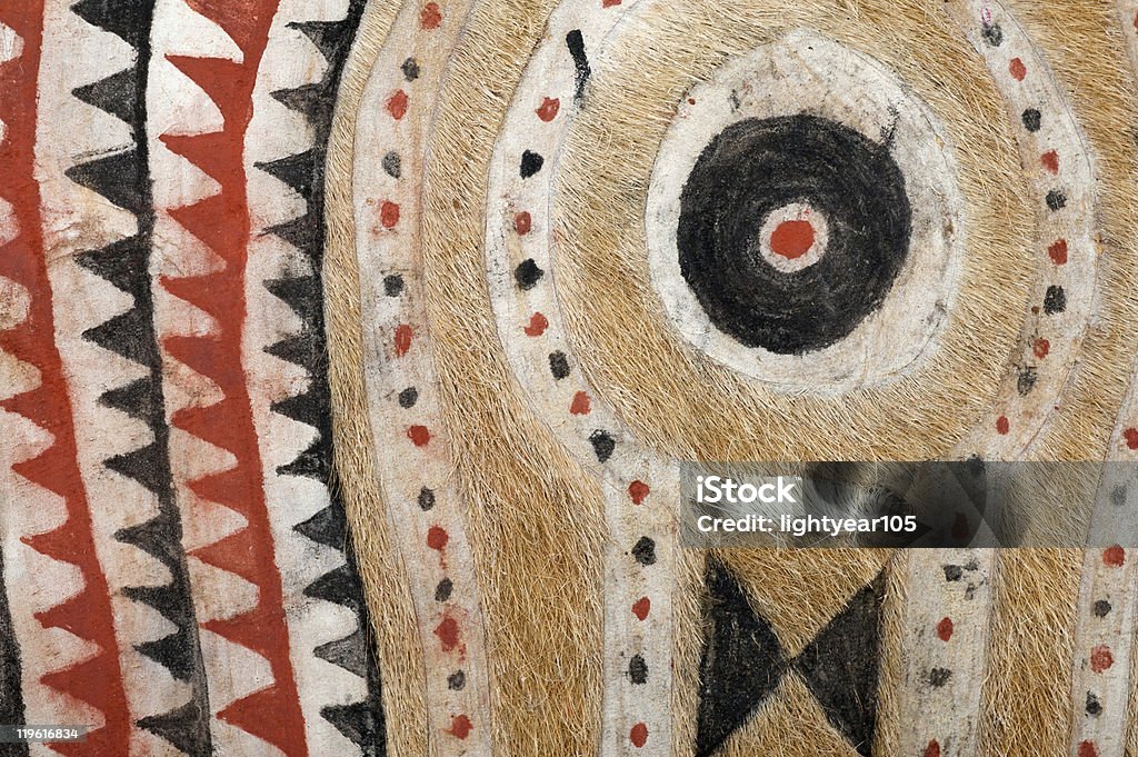 Africana Tribal Warrior Shield - Foto de stock de Animal royalty-free