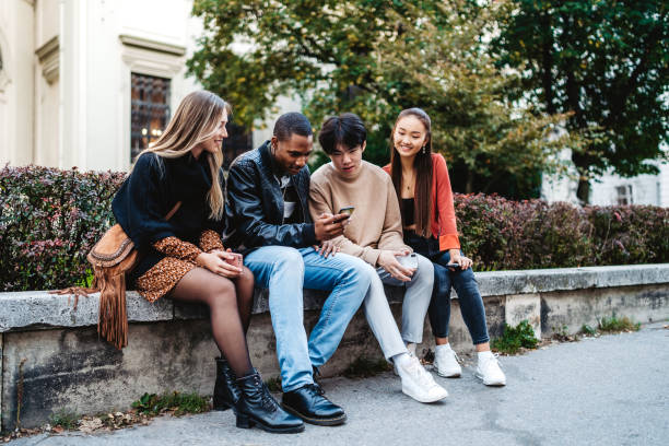 istock Teenagers hanging around 1196168675
