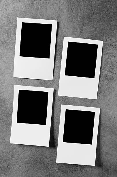 istock Designer concept - blank photo frames for your photos 119617416