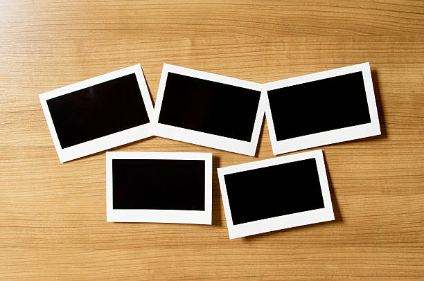 istock Designer concept - blank photo frames for your photos 119617431