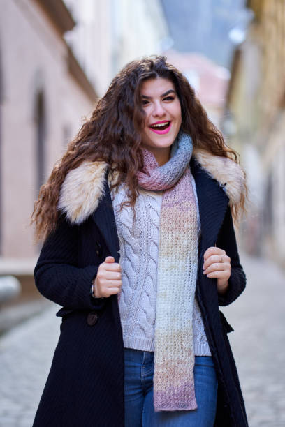 istock Fashionable young urban lady 1196176456