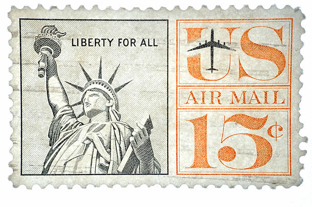 istock Statue of Liberty US Postage Stamp 119617782