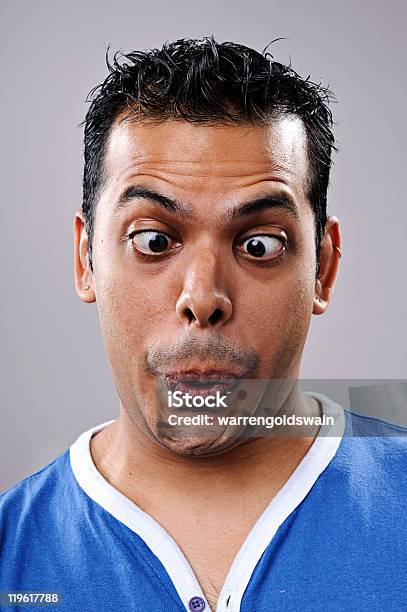 Silly Funny Face Stock Photo - Download Image Now - Adult, Adults Only,  Casual Clothing - iStock