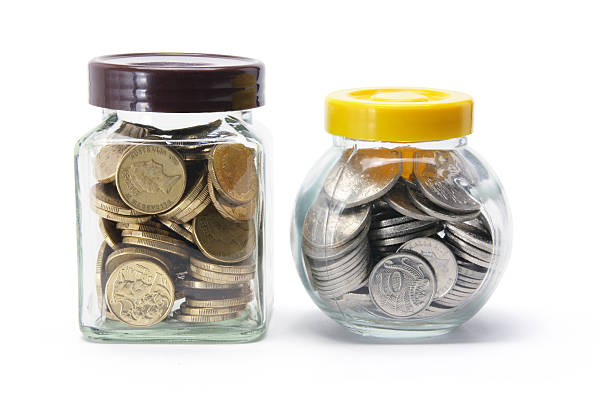 istock Bottles of Coins 119618973