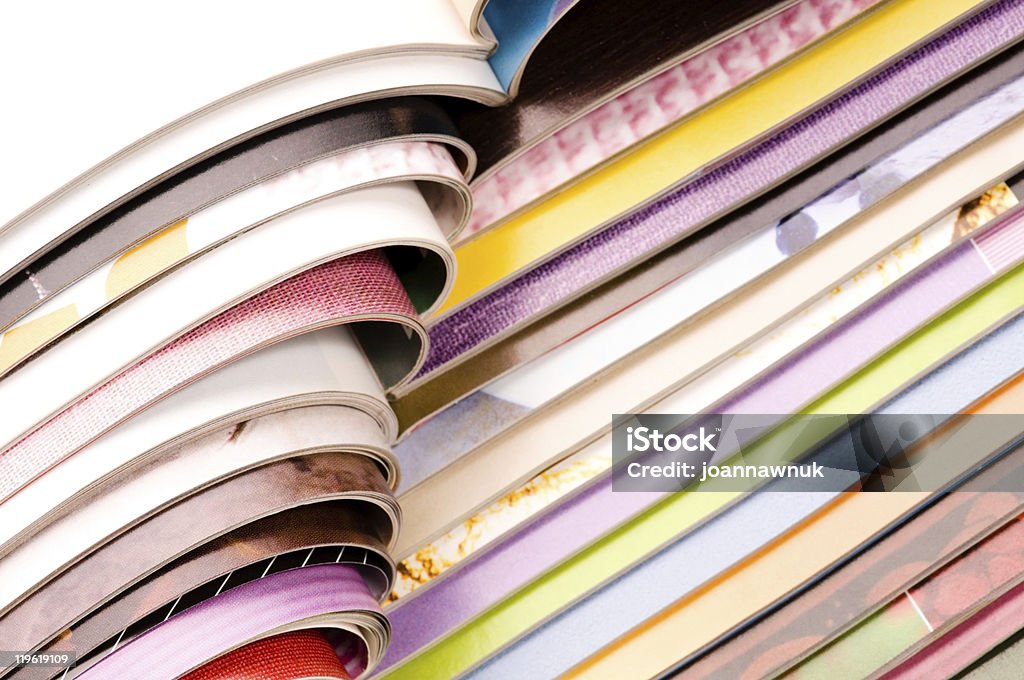 Magazine Stack Photo Stack Of Magazines Stock Photo - Download Image Now - Bunch, Close-up ...