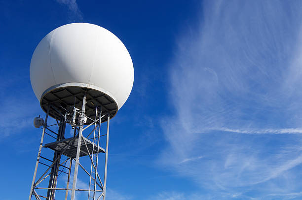 기상으로 관측소 - weather radar weather station science 뉴스 사진 이미지