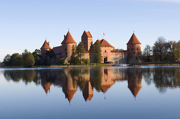 istock Island castle in Trakai. Lithuania 119619636